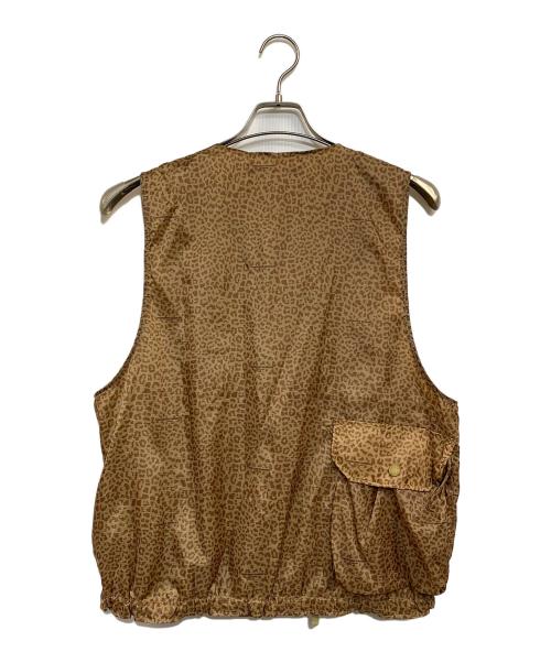 Engineered Garments（エンジニアドガーメンツ）Engineered Garments (エンジニアードガーメンツ) Leopard Cover Vest - Poly Leopard Print Ripstop ブラウン サイズ:SIZE US Mの古着・服飾アイテム