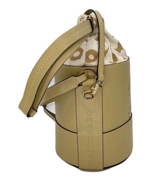 marimekko（マリメッコ）marimekko (マリメッコ) Imprint Small Bucket ベージュの古着・服飾アイテム