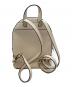 MICHAEL KORS (マイケル・コース) JAYCEE ロゴジャカード ジップポケット バックパック ミディアム ペールゴールドマルチ：8000円