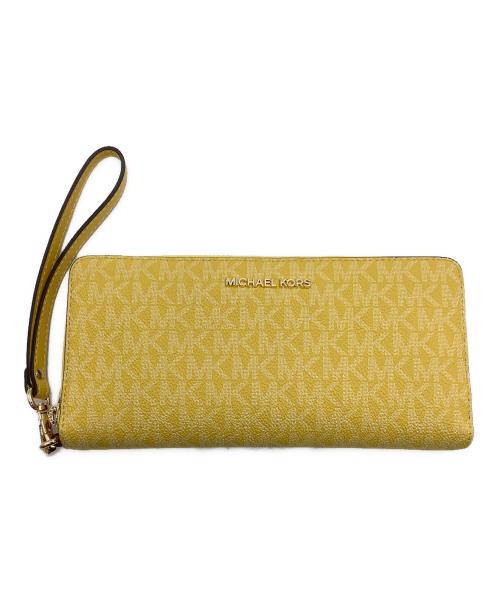 MICHAEL KORS（マイケル・コース）MICHAEL KORS (マイケル・コース) 長財布 イエローの古着・服飾アイテム