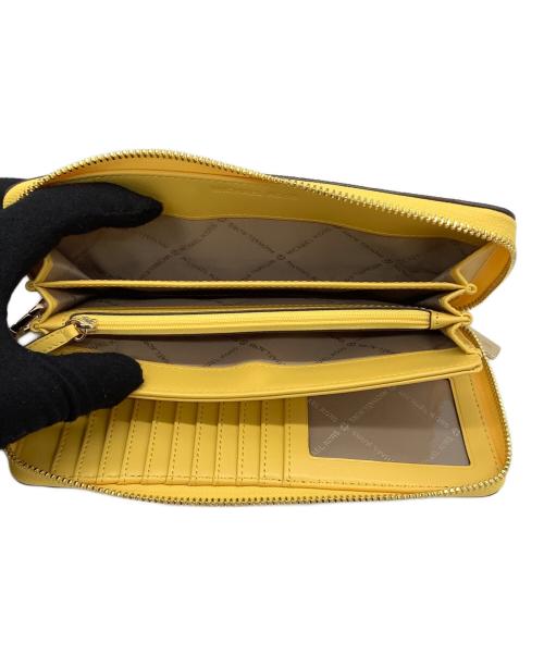 MICHAEL KORS（マイケル・コース）MICHAEL KORS (マイケル・コース) 長財布 イエローの古着・服飾アイテム