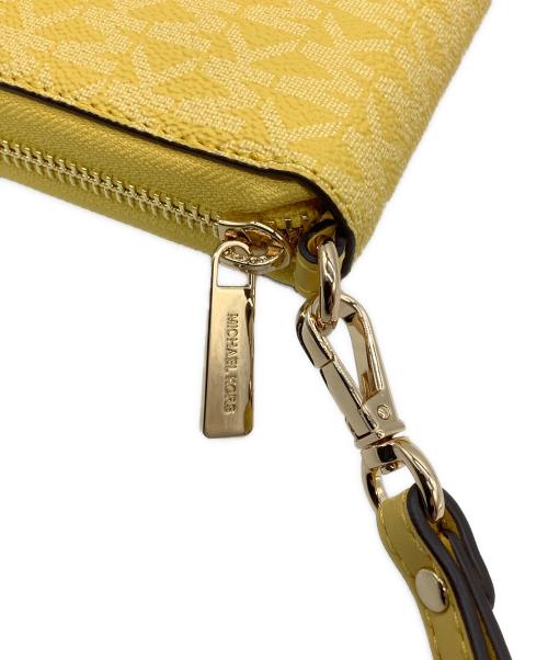 MICHAEL KORS（マイケル・コース）MICHAEL KORS (マイケル・コース) 長財布 イエローの古着・服飾アイテム