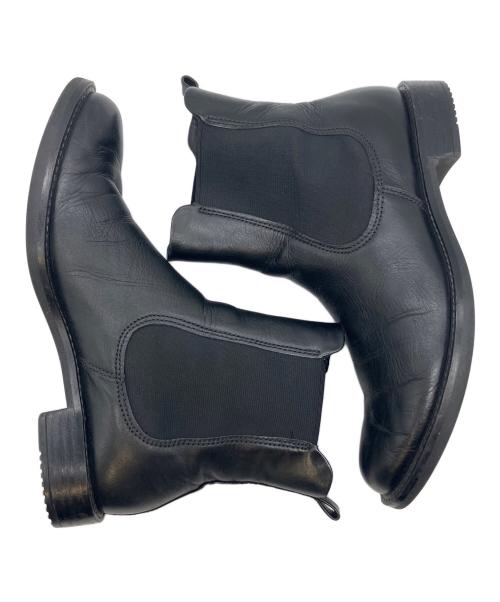 ECCO（エコー）ECCO (エコー) レザーチェルシーブーツ ブラック サイズ:SIZE 38 (24cm)の古着・服飾アイテム
