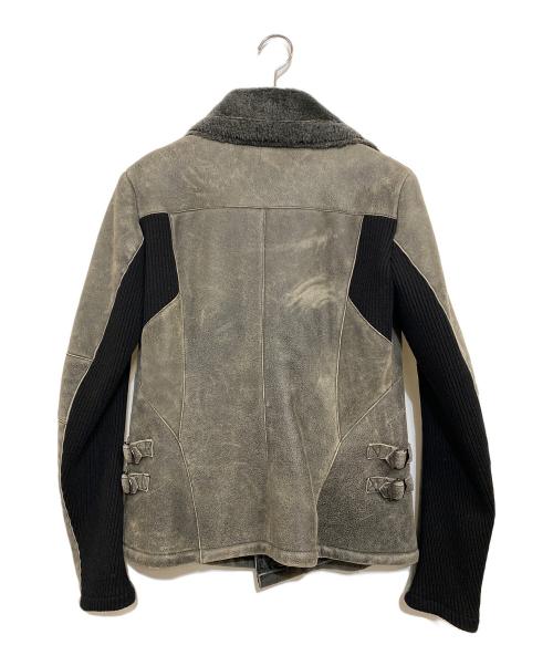 Bajra（バジュラ）Bajra (バジュラ) ムートンライダースジャケット ブラック サイズ:SIZE 2の古着・服飾アイテム