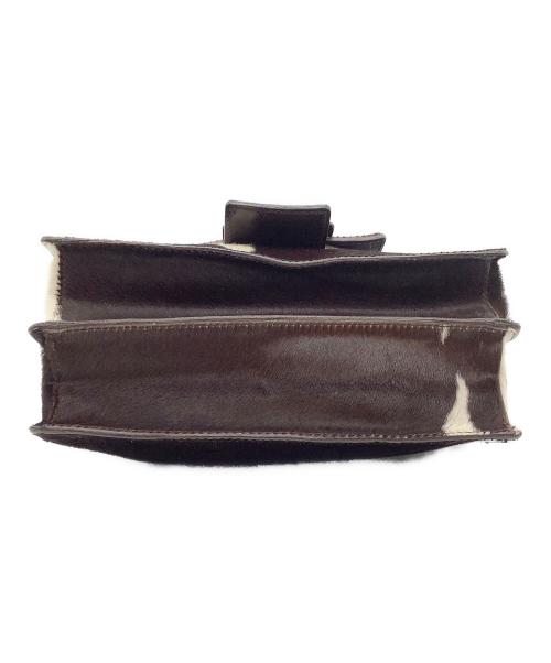 MIU MIU（ミュウミュウ）MIU MIU (ミュウミュウ) ハラコワンショルダーバッグ ブラウンの古着・服飾アイテム