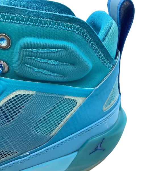 Zion Williamson（ザイオン ウィリアムソン）Zion Williamson (ザイオン ウィリアムソン) NIKE AIR (ナイキ エアー) Jordan 37 Naruto Rasengan　(ジョーダン 37 ナルト ラセンガン) ブルー サイズ:SIZE 27.5cmの古着・服飾アイテム