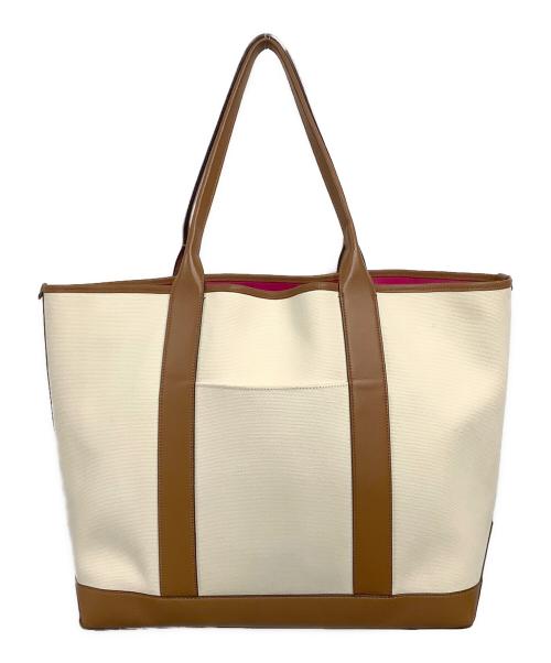 Kate Spade（ケイトスペード）Kate Spade (ケイトスペード) レーシングストライプキャンバスラージトートの古着・服飾アイテム