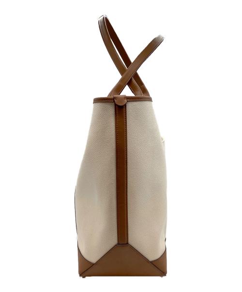 Kate Spade（ケイトスペード）Kate Spade (ケイトスペード) レーシングストライプキャンバスラージトートの古着・服飾アイテム