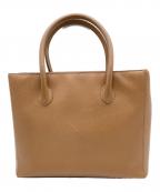 CELINEセリーヌ）の古着「レザーハンドバッグ」｜ブラウン