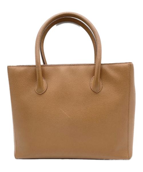 CELINE（セリーヌ）CELINE (セリーヌ) レザーハンドバッグ ブラウンの古着・服飾アイテム