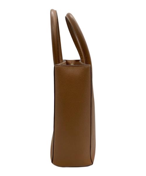 CELINE（セリーヌ）CELINE (セリーヌ) レザーハンドバッグ ブラウンの古着・服飾アイテム