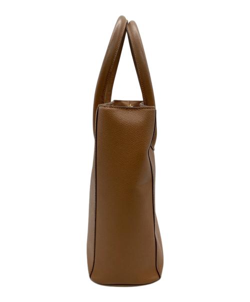 CELINE（セリーヌ）CELINE (セリーヌ) レザーハンドバッグ ブラウンの古着・服飾アイテム