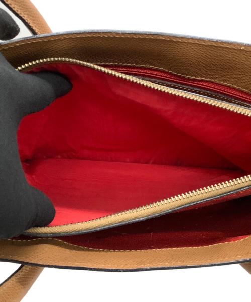 CELINE（セリーヌ）CELINE (セリーヌ) レザーハンドバッグ ブラウンの古着・服飾アイテム