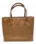 CELINE (セリーヌ) レザーハンドバッグ ブラウン：5000円