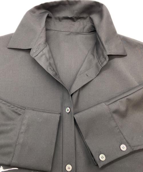 HARE（ハレ）HARE (ハレ) 赤間紫動 AKAMAソデアキシャツ ブラック サイズ:SIZE Freeの古着・服飾アイテム