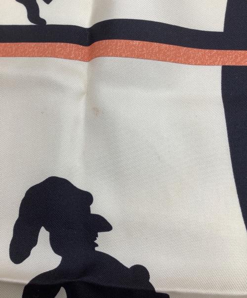 BVLGARI（ブルガリ）BVLGARI (ブルガリ) シルクスカーフ レッドの古着・服飾アイテム