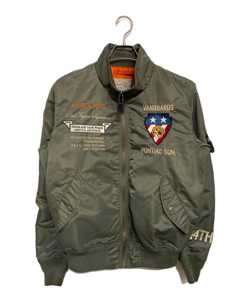 AVIREX（アヴィレックス）AVIREX (アヴィレックス) FLYING CIRCUS TYPE MA-1 オリーブ サイズ:SIZE Lの古着・服飾アイテム