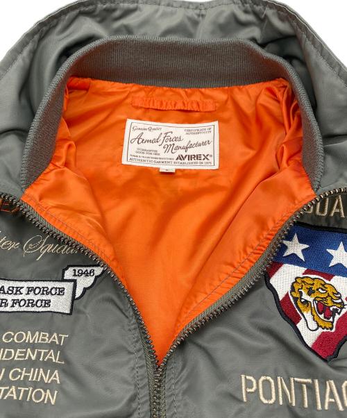 AVIREX（アヴィレックス）AVIREX (アヴィレックス) FLYING CIRCUS TYPE MA-1 オリーブ サイズ:SIZE Lの古着・服飾アイテム