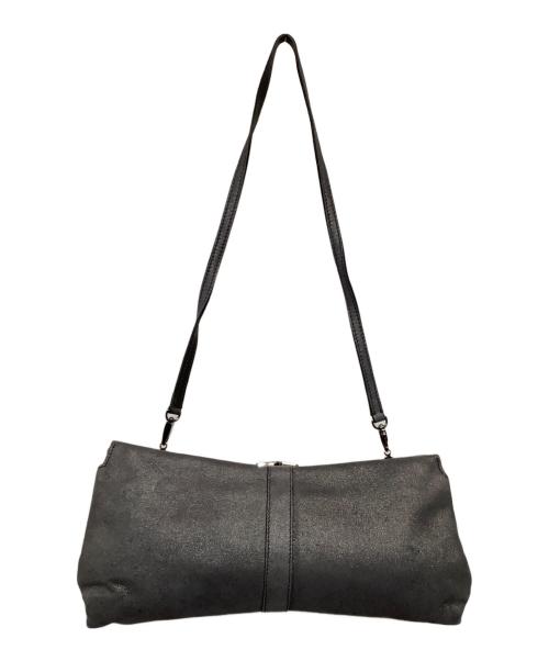 Salvatore Ferragamo（サルヴァトーレ フェラガモ）Salvatore Ferragamo (サルヴァトーレ フェラガモ) ショルダーポーチ グレーの古着・服飾アイテム