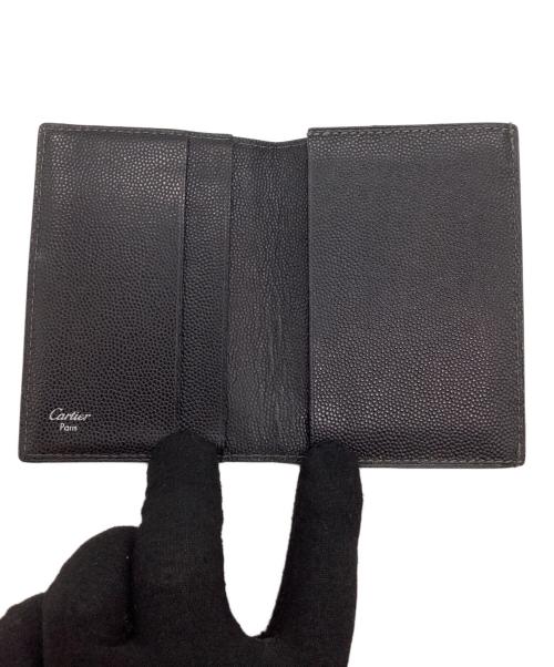 Cartier（カルティエ）Cartier (カルティエ) カードケース　サントス ブラックの古着・服飾アイテム