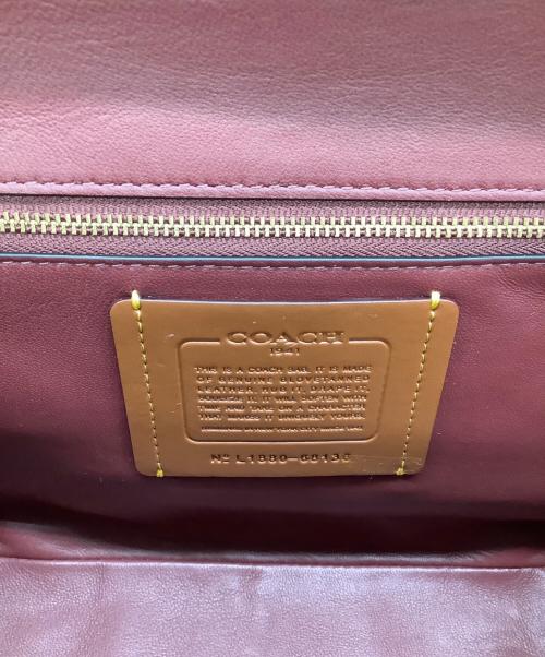 COACH（コーチ）COACH (コーチ) 2WAYハンドバッグ パープルの古着・服飾アイテム