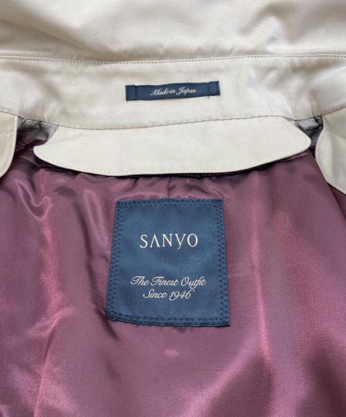 SANYO（サンヨー）SANYO (サンヨー) 100年コート トレンチコート ベージュ サイズ:SIZE LLの古着・服飾アイテム