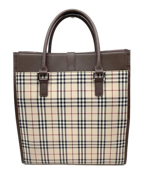 BURBERRY（バーバリー）BURBERRY (バーバリー) スクエアハンドバッグの古着・服飾アイテム