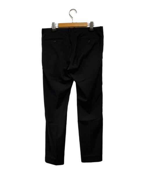 DIESEL Black Gold（ディーゼル ブラック ゴールド）DIESEL Black Gold (ディーゼル ブラック ゴールド) ポリエステルウール サイドステッチパンツ ブラック サイズ:SIZE 48 (LL)の古着・服飾アイテム