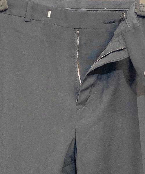 DIESEL Black Gold（ディーゼル ブラック ゴールド）DIESEL Black Gold (ディーゼル ブラック ゴールド) ポリエステルウール サイドステッチパンツ ブラック サイズ:SIZE 48 (LL)の古着・服飾アイテム