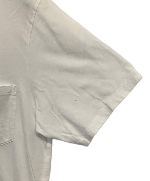 maison kitsune（メゾンキツネ）maison kitsune (メゾンキツネ) トリコロール フォックス パッチ Tシャツ ホワイト サイズ:SIZE S (FR XS)の古着・服飾アイテム