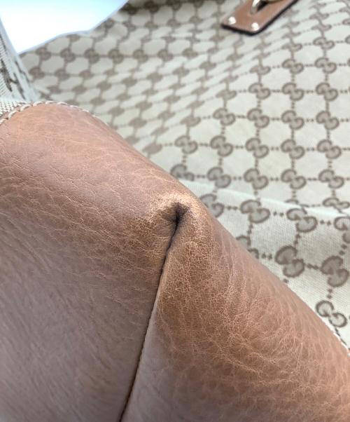 GUCCI（グッチ）GUCCI (グッチ) キャンバストートバッグ ベージュの古着・服飾アイテム