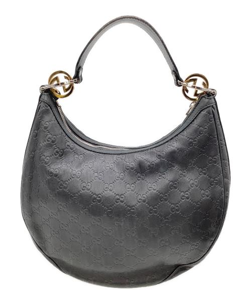 GUCCI（グッチ）GUCCI (グッチ) ワンショルダーバッグ ブラックの古着・服飾アイテム