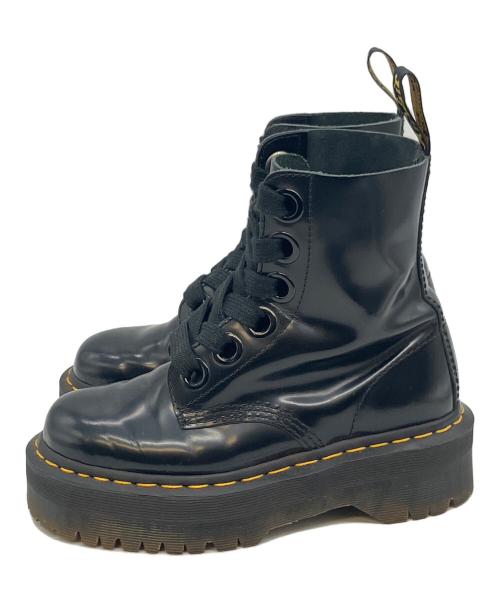 Dr.Martens（ドクターマーチン）Dr.Martens (ドクターマーチン) MOLLY 6ホールブーツ ブラック サイズ:SIZE UK3 (22cm)の古着・服飾アイテム