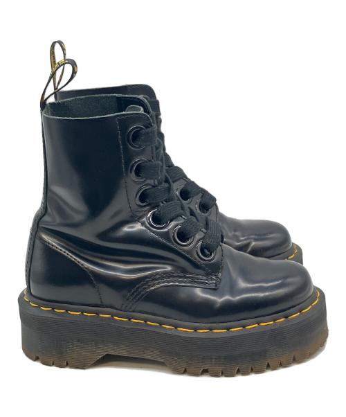 Dr.Martens（ドクターマーチン）Dr.Martens (ドクターマーチン) MOLLY 6ホールブーツ ブラック サイズ:SIZE UK3 (22cm)の古着・服飾アイテム