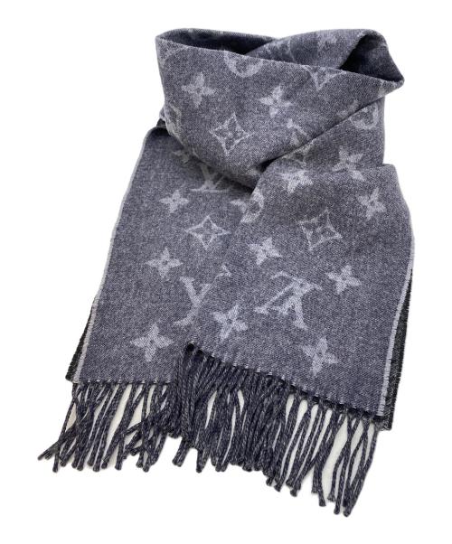 LOUIS VUITTON（ルイ ヴィトン）LOUIS VUITTON (ルイ ヴィトン) マフラー グレーの古着・服飾アイテム