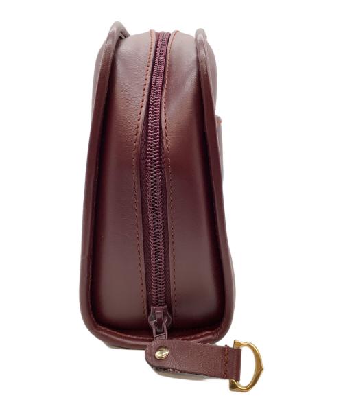 Cartier（カルティエ）Cartier (カルティエ) セカンドバッグ　マストライン ボルドーの古着・服飾アイテム