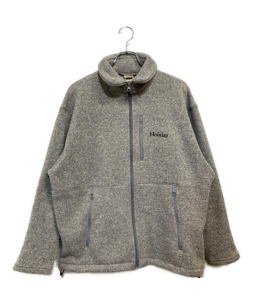holiday（ホリデー）holiday (ホリデー) サーマルPRO フリースジップアップJKT グレー サイズ:SIZE ONEの古着・服飾アイテム