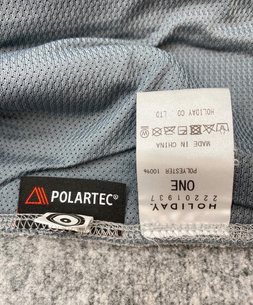 holiday（ホリデー）holiday (ホリデー) サーマルPRO フリースジップアップJKT グレー サイズ:SIZE ONEの古着・服飾アイテム