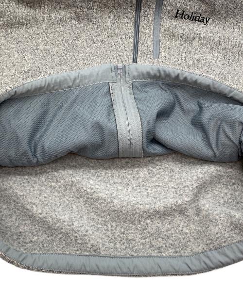 holiday（ホリデー）holiday (ホリデー) サーマルPRO フリースジップアップJKT グレー サイズ:SIZE ONEの古着・服飾アイテム