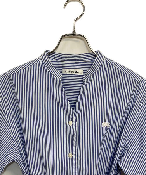 LACOSTE（ラコステ）LACOSTE (ラコステ) 半袖ワンピース ブルー サイズ:SIZE 34 (M)の古着・服飾アイテム