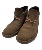 CLARKSクラークス）の古着「スエードデザートブーツ」｜ブラウン