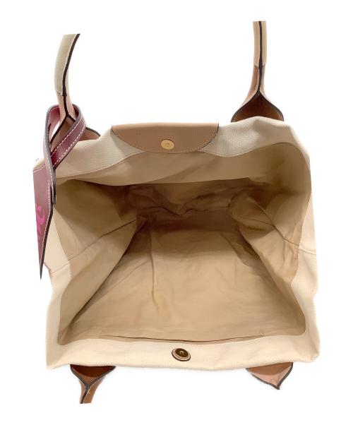 SEE BY CHLOE（シーバイクロエ）SEE BY CHLOE (シーバイクロエ) レティシアトートバッグ アイボリー×ブラウンの古着・服飾アイテム