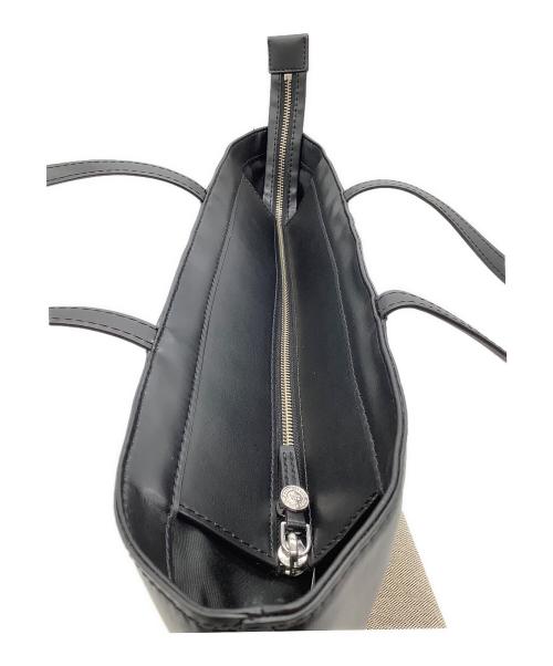 MARC JACOBS（マークジェイコブス）MARC JACOBS (マークジェイコブス) トートバッグ ブラック×ライトグレーの古着・服飾アイテム