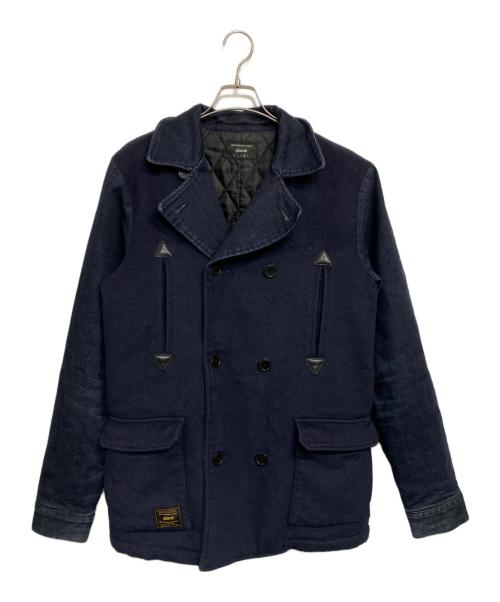 glamb（グラム）glamb (グラム) トレバーデニムピーコート ネイビー サイズ:SIZE 3の古着・服飾アイテム