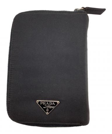 中古・古着通販】PRADA (プラダ) 手帳カバー ブラック｜ブランド・古着