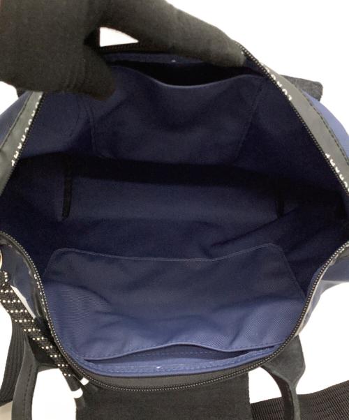 LONGCHAMP（ロンシャン）LONGCHAMP (ロンシャン) エナジートップハンドバッグ ブラック×ネイビーの古着・服飾アイテム