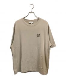 maison kitsune（メゾンキツネ）の古着「24SS BOLD FOX HEAD PATCH OVERSIZE TEE-SHIRT」｜ベージュ