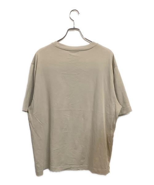 maison kitsune（メゾンキツネ）maison kitsune (メゾンキツネ) 24SS BOLD FOX HEAD PATCH OVERSIZE TEE-SHIRT ベージュ サイズ:SIZE M (FR S)の古着・服飾アイテム