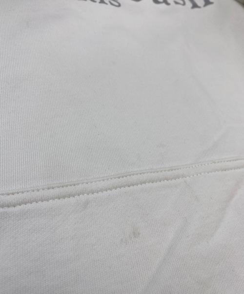 Maison Margiela（メゾンマルジェラ）Maison Margiela (メゾンマルジェラ) リフレクターロゴフーディ ホワイト サイズ:SIZE FR Mの古着・服飾アイテム