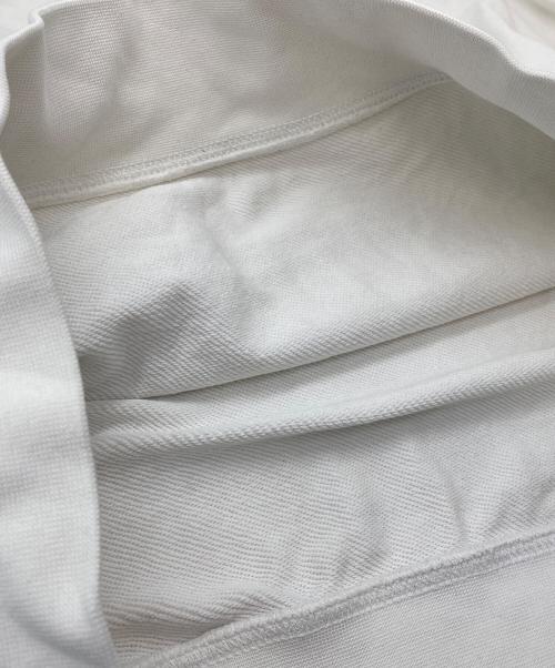 Maison Margiela（メゾンマルジェラ）Maison Margiela (メゾンマルジェラ) リフレクターロゴフーディ ホワイト サイズ:SIZE FR Mの古着・服飾アイテム